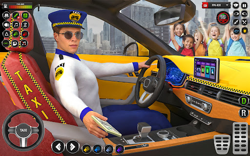 Car Driving Taxi Simulator ekran görüntüsü