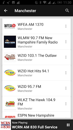New Hampshire Radio Stations ekran görüntüsü