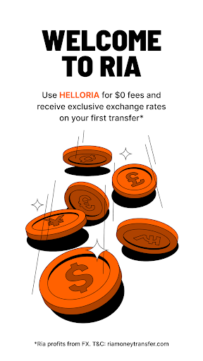 Ria Money Transfer ekran görüntüsü