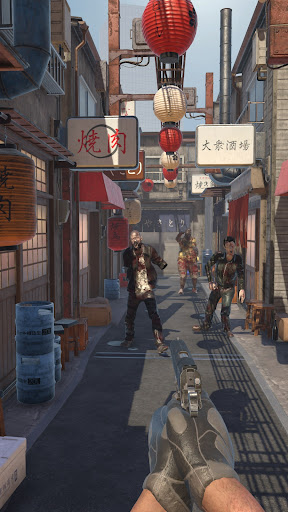 Zombie Hunter 3D: Shooting War ekran görüntüsü