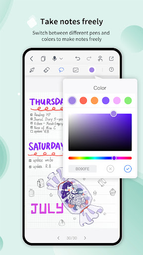 Huion Note: Kolay not alma ekran görüntüsü