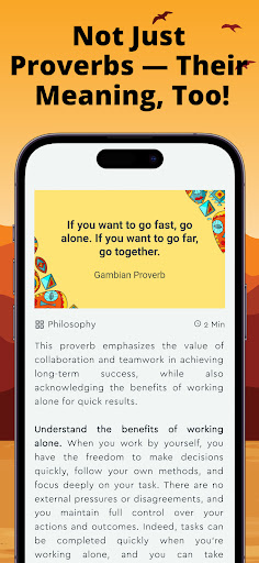 African Proverbs-Wisdom Quotes ekran görüntüsü