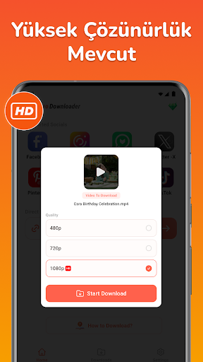 Video Indirme Programi ekran görüntüsü