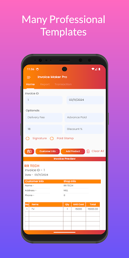 Invoice Maker- Bill & Estimate ekran görüntüsü