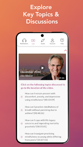 Jon Kabat-Zinn Meditations ekran görüntüsü