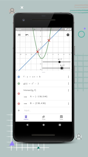 GeoGebra Calculator Suite ekran görüntüsü