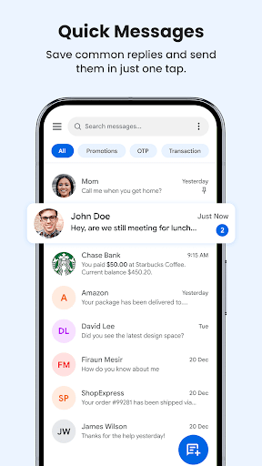 Messages: SMS & Text App ekran görüntüsü