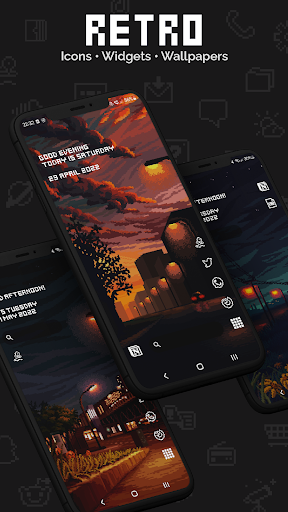 Retro Mode - Icon Pack (Light) ekran görüntüsü