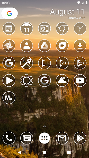 Monoic White Minimal Icon Pack ekran görüntüsü
