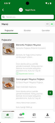 Cepte Yeşil ekran görüntüsü