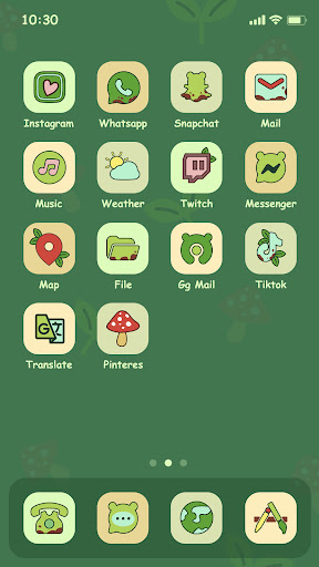 Wow Frog Theme - Icon Pack ekran görüntüsü