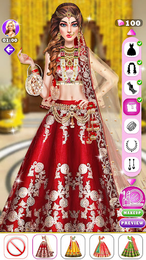 Wedding Dress up Bridal Makeup ekran görüntüsü