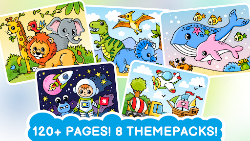 Easy coloring book for kids ekran görüntüsü