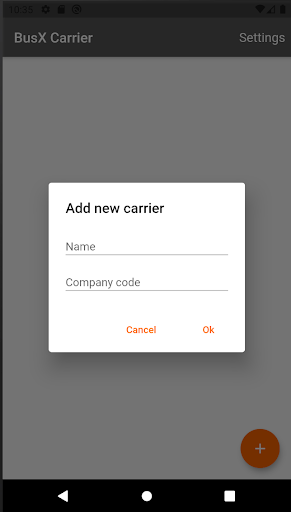 BusX Carrier ekran görüntüsü
