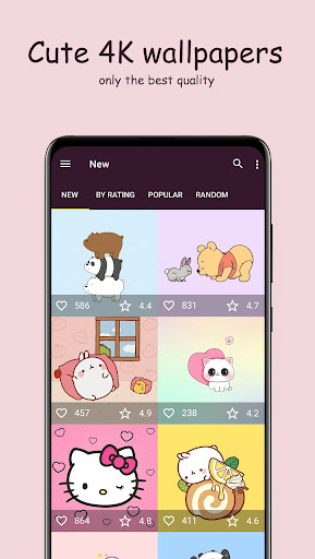 Cute Kawaii Wallpapers 4K ekran görüntüsü