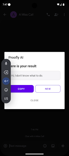 Proofly AI ekran görüntüsü