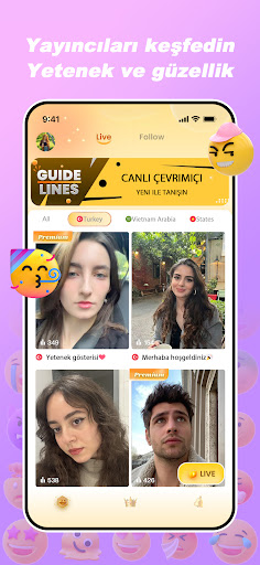 Yah Live-Periscope&Chillchat ekran görüntüsü