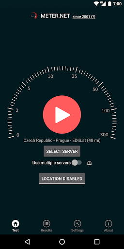 Internet speed test by Meter.n ekran görüntüsü