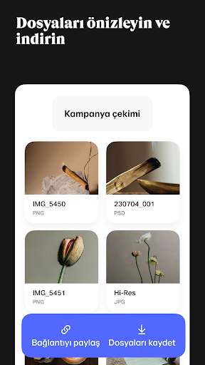 WeTransfer : Dosya Aktarımı ekran görüntüsü