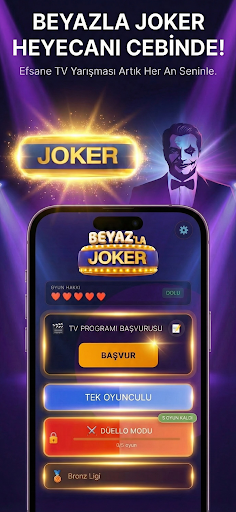 Beyaz'la Joker: Resmi Başvuru ekran görüntüsü