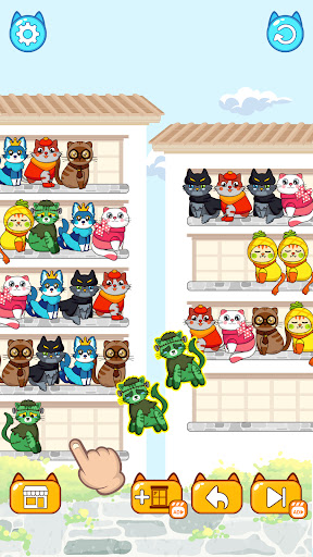 Cat Sort Puzzle : Color Games ekran görüntüsü