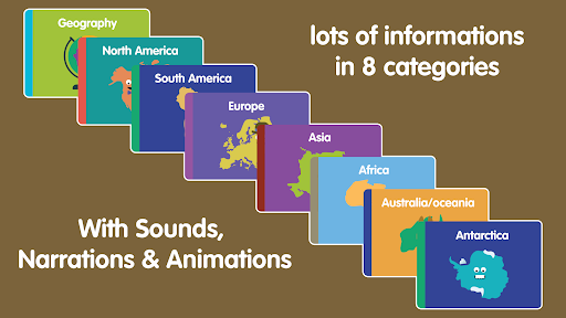 World Geography for kids ekran görüntüsü
