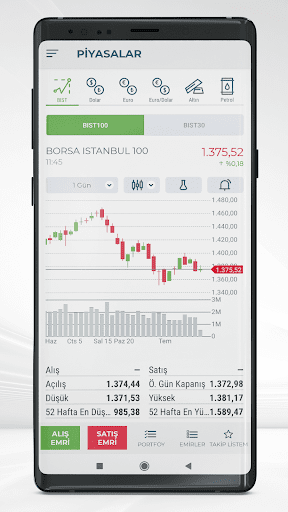 GCM Borsa Trader ekran görüntüsü