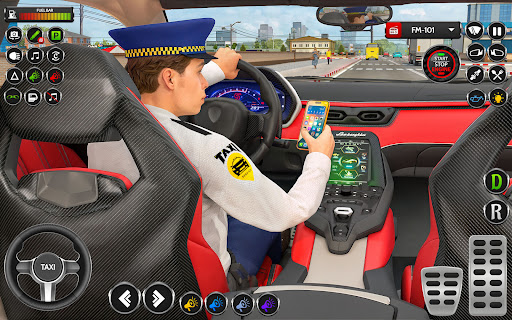 Car Driving Taxi Simulator ekran görüntüsü