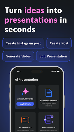 AI Presentation Maker & Slides ekran görüntüsü