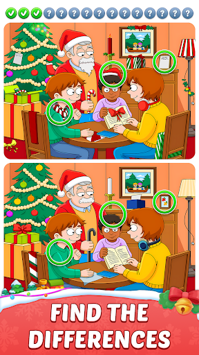 Christmas Find Differences ekran görüntüsü