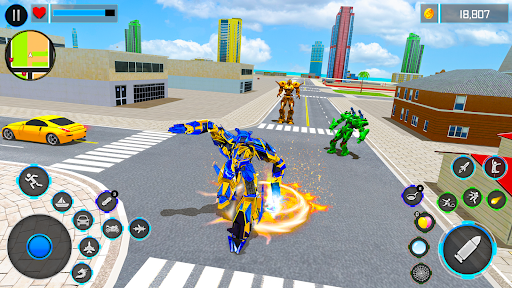 Robot Transform War Car Games ekran görüntüsü