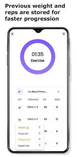 V-Strength: Gym Tracker & Log ekran görüntüsü