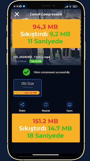 Video Sıkıştır - Kaliteyi Koru ekran görüntüsü
