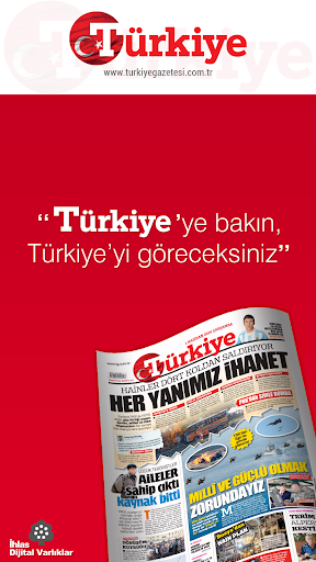 Türkiye Gazetesi ekran görüntüsü