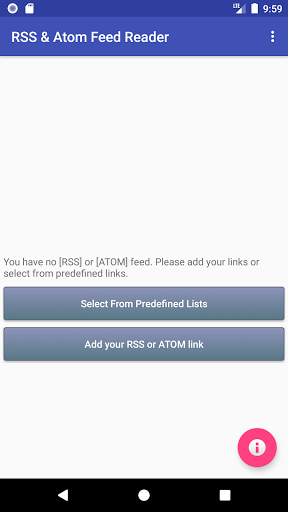 RSS and ATOM Feed Reader ekran görüntüsü