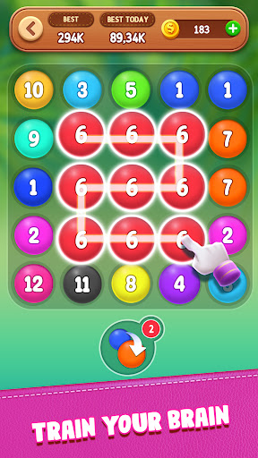 Number Bubble Puzzle ekran görüntüsü