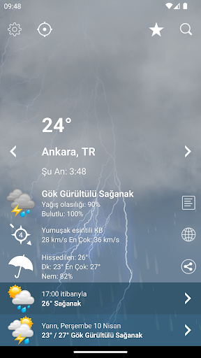 Hava Durumu türkiye XL PRO ekran görüntüsü