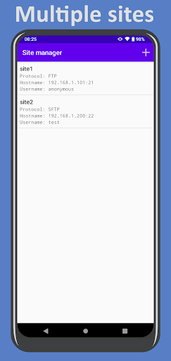 Easy FTP client ekran görüntüsü