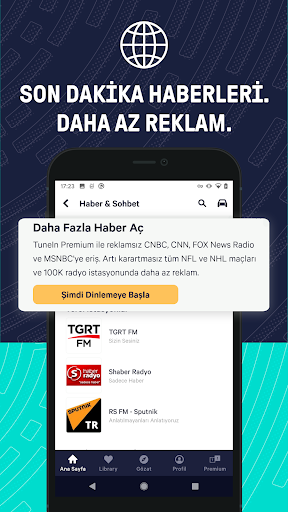 TuneIn Radio: Spor, Müzik, FM ekran görüntüsü