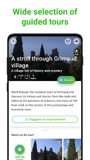 Grimaud Tour Guide:SmartGuide ekran görüntüsü