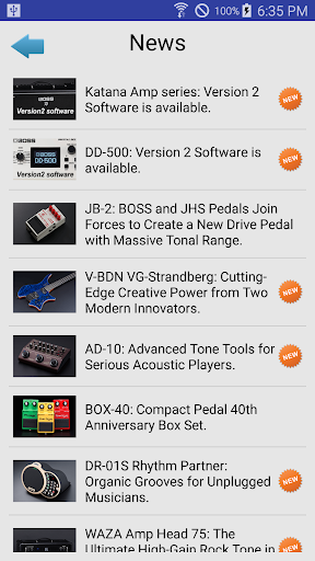BOSS Tuner ekran görüntüsü