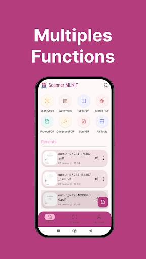 Scanner MLKIT ekran görüntüsü