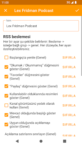 Çevrimdışı RSS Okuyucu ekran görüntüsü