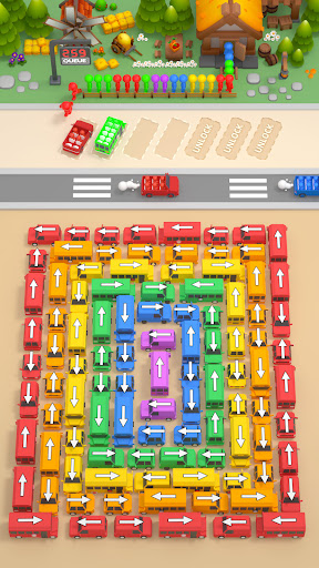 Car Jam Parking: Bus Game ekran görüntüsü
