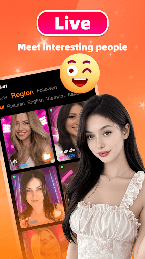 GoLive-Live Video Chat ekran görüntüsü