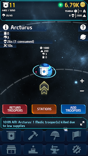 Starship Divers: Idle Bugs ekran görüntüsü