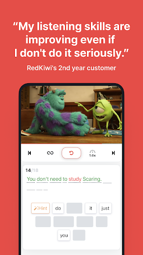 English Listening with RedKiwi ekran görüntüsü