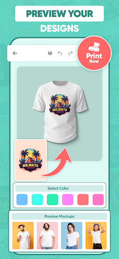 T-Shirt Designer - Clothing ekran görüntüsü