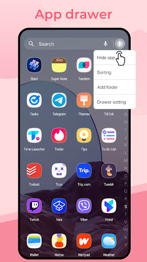 Super16 Launcher for Android16 ekran görüntüsü