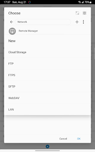 FV File Explorer ekran görüntüsü